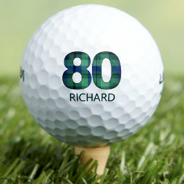 80歳の誕生日ゴルフボール 80年 ゴルフ プリント ギフト ゴルフボール