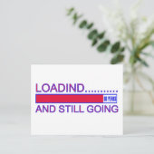 80歳の誕生日デザイン ポストカード (スタンド正面)