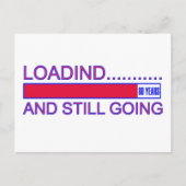 80歳の誕生日デザイン ポストカード (正面)