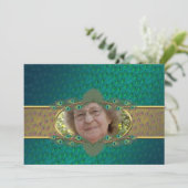 80歳の誕生日パーティーのテンプレート招待状 招待状 (スタンド正面)