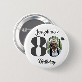 80歳の誕生日パーティーの思い出の写真 缶バッジ