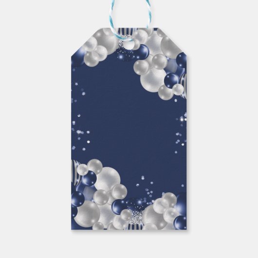 80歳の誕生日パーティー感謝 ギフトタグ (裏面)