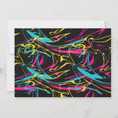 80歳の誕生日パーティー招待子供と大人 招待状 (裏面)