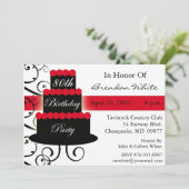 80歳の誕生日パーティー招待状 招待状 (スタンド正面)