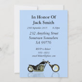 80歳の誕生日パーティー招待状 招待状 (裏面)