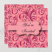 80歳の誕生日パーティー|DIY文字 招待状 (正面/裏面)