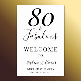 80歳の誕生日パーティー Eighty and Fabulous ポスター