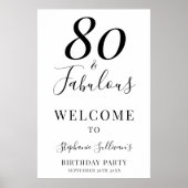 80歳の誕生日パーティー Eighty and Fabulous ポスター (正面)