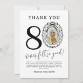80歳の誕生日フォトサンクスギフト サンキューカード (正面)