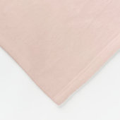 80歳の誕生日フォトバラ金ゴールド赤面ピンクの滴 フリースブランケット (角)