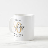 80歳の誕生日プレゼントにオススメ コーヒーマグカップ (正面左)