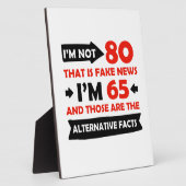 80歳の誕生日プレゼント フォトプラーク (側面)