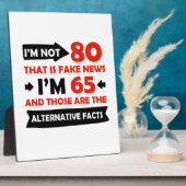 80歳の誕生日プレゼント フォトプラーク (側面)