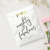 80歳の誕生日ミニマルパーティー フェイバーバッグ (封をした状態)