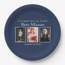 80歳の誕生日写真プレート