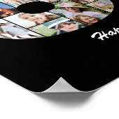 80歳の誕生日 ギフト 80周年 フォト コラージュ ポスター (角)