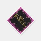 80歳の誕生日 スタンダードカクテルナプキン (角)