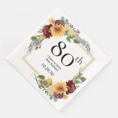 80歳の誕生日 ヒマワリ (コーナー)