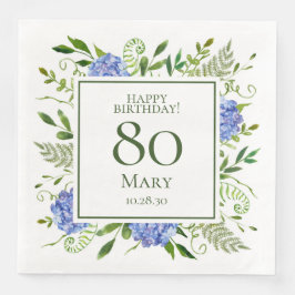 80歳の誕生日 ブルー・ハイドランジア