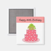 80歳の誕生日 マグネット (正面/裏面)