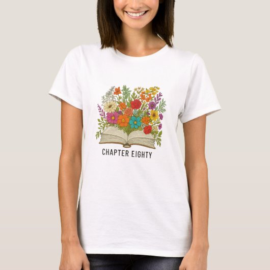 80歳の誕生日 Tシャツ (正面)