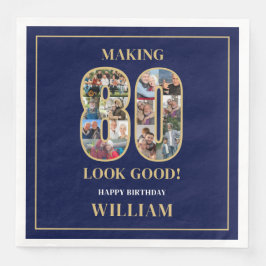 80歳をステキに彩るフォトコラージュ 80歳の誕生日