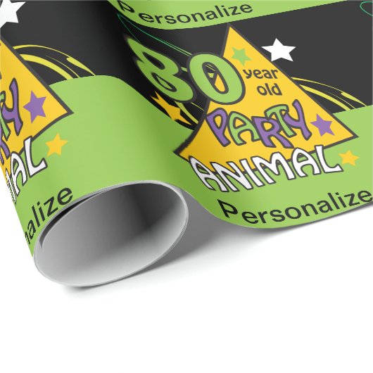 80歳パーティー誕生日 ラッピングペーパー (ロールコーナー)