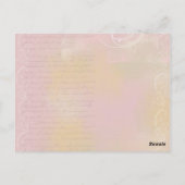 80歳ファッションドの誕生日のご挨拶 ポストカード (裏面)