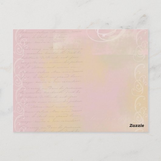 80歳ファッションドの誕生日のご挨拶 ポストカード (裏面)