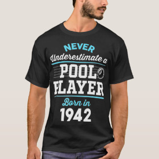 80歳プールとビリヤード選手_ 1942 80th Bi Tシャツ