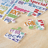 80歳ユニークの誕生日プレゼント ジグソーパズル (側面)