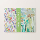 80歳ユニークの誕生日プレゼント ジグソーパズル (横)