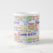 80歳ユニークの誕生日プレゼント ジャンボコーヒーマグカップ (正面)