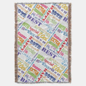 80歳ユニークの誕生日プレゼント スローブランケット (正面縦)