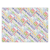 80歳ユニークの誕生日プレゼント テーブルクロス (正面(横))