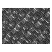 80歳ユニークの誕生日プレゼント テーブルクロス (正面(横))