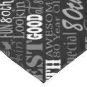 80歳ユニークの誕生日プレゼント テーブルクロス (アングル)