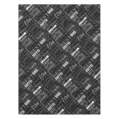 80歳ユニークの誕生日プレゼント テーブルクロス (正面)