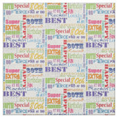 80歳ユニークの誕生日プレゼント ファブリック (見本)