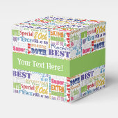 80歳ユニークの誕生日プレゼント フェイバーボックス (正面サイド)