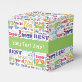 80歳ユニークの誕生日プレゼント フェイバーボックス