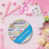 80歳ユニークの誕生日プレゼント ペーパープレート (パーティー)