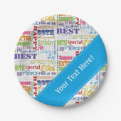 80歳ユニークの誕生日プレゼント ペーパープレート (正面)