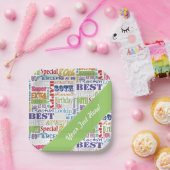 80歳ユニークの誕生日プレゼント ペーパープレート (パーティー)