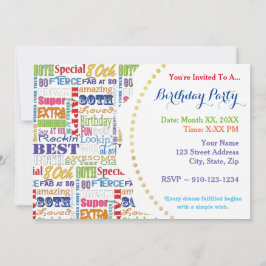 80歳ユニークの誕生日プレゼント 招待状