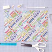 80歳ユニークの誕生日プレゼント 薄葉紙 (クラフト)