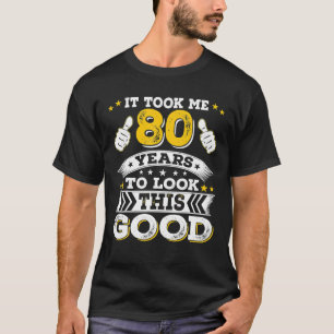 80歳80歳の誕生日アイディア Tシャツ