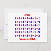 80歳! カード (正面)