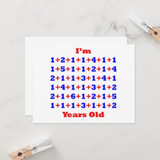 80歳! カード (正面/裏面インサイチュ)