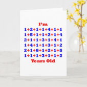 80歳！ カード (黄色い花)